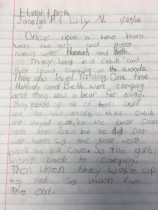 Story by Hannah, Beth, Janelys, and Lily.